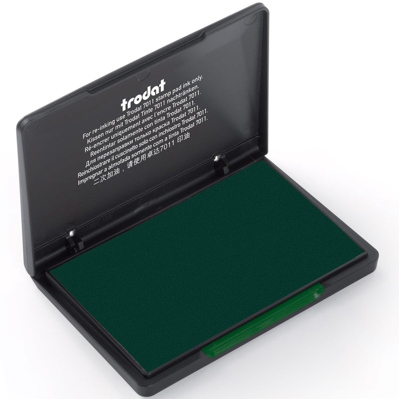 Trodat Stamp Pad 9052, Green, for Manual Stamps â€“ Size 110 x 70 mm - Image 3